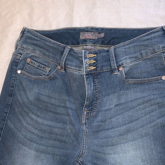 Torrid Jean Jeggings Women Sz 16R blue denim premium stretch like new - Picture 12 of 12
